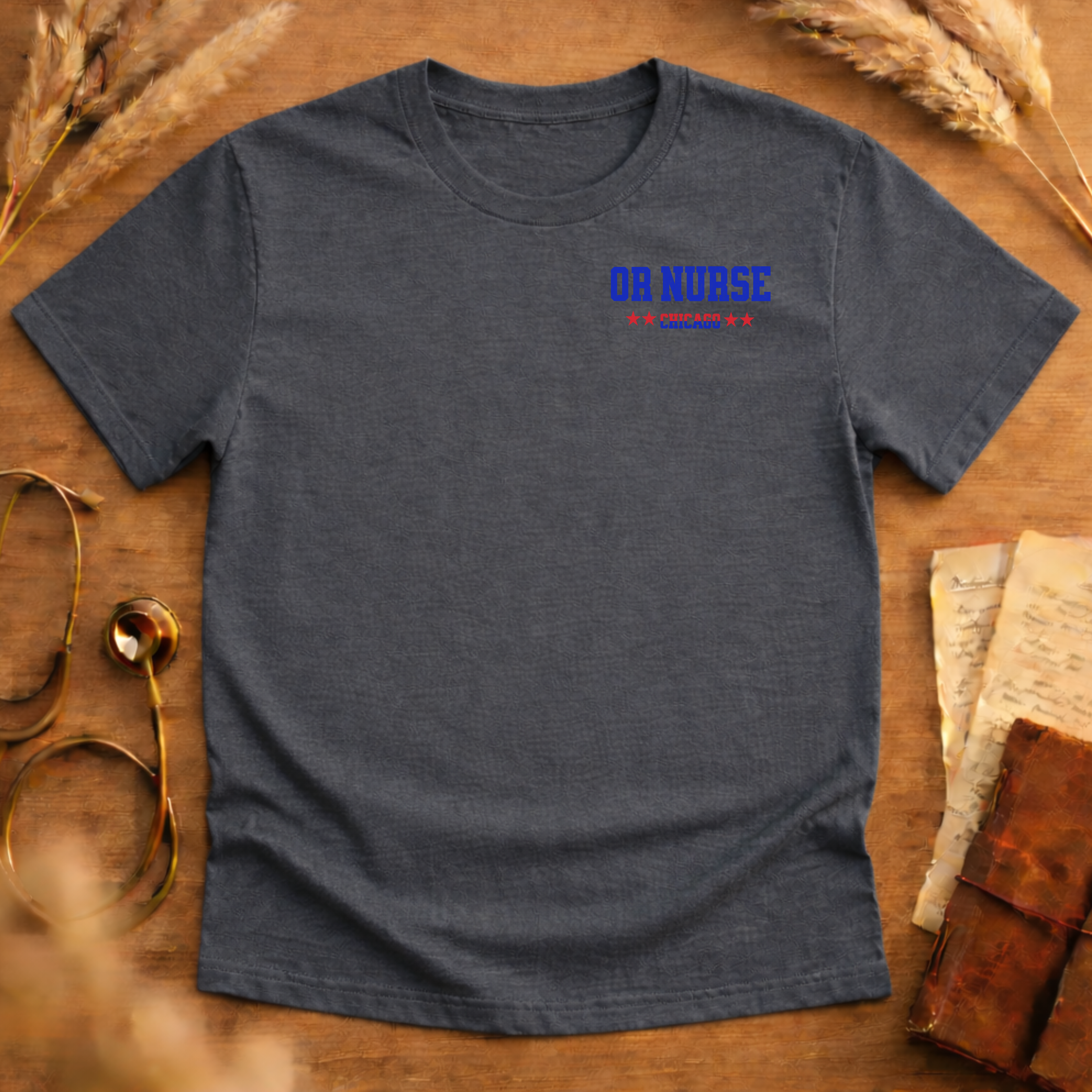OR NURSE USA EAGLE GRAPHIC T-SHIRT