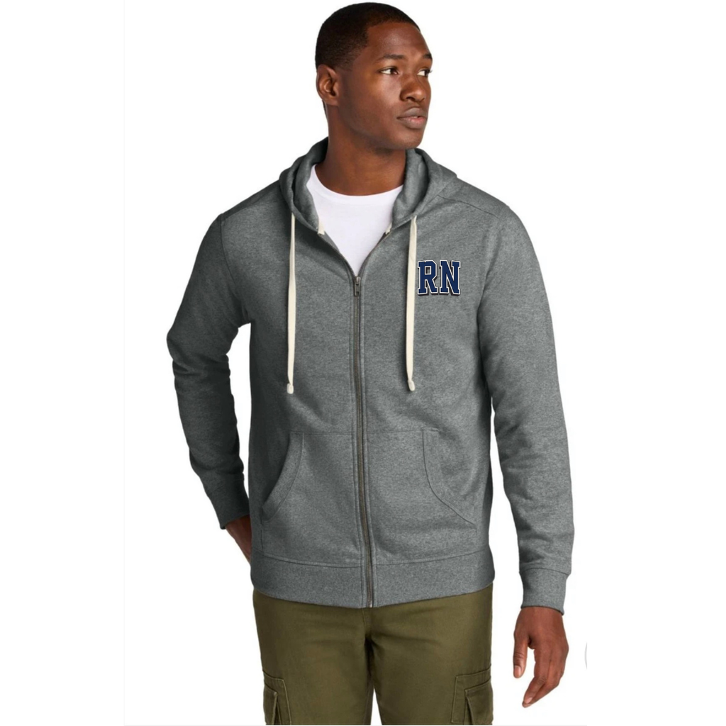 Trauma Team Nurse Fleece Hoodie Full-Zip — Lightweight Trauma RN Hoodie