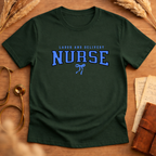 Labor and Delivery Blue Bow Graphic Tee Adult Softstyle T-Shirt