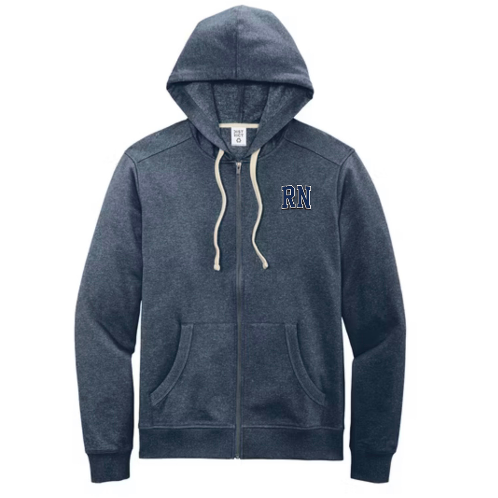 Trauma Team Nurse Fleece Hoodie Full-Zip — Lightweight Trauma RN Hoodie