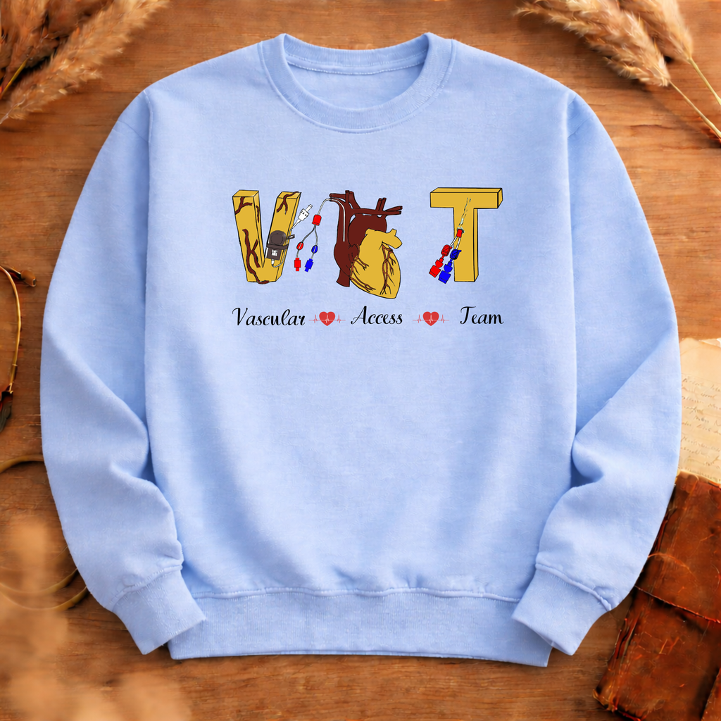 VAT IV NURSE/TEAM MERCH YELLOW HEART SWEATSHIRT