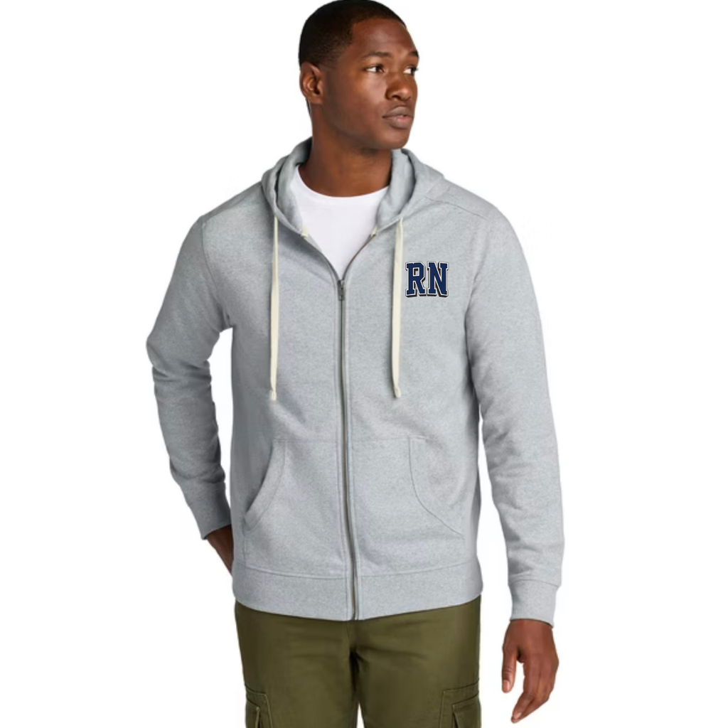 Trauma Team Nurse Fleece Hoodie Full-Zip — Lightweight Trauma RN Hoodie