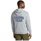 Trauma Team Nurse Fleece Hoodie Full-Zip — Lightweight Trauma RN Hoodie
