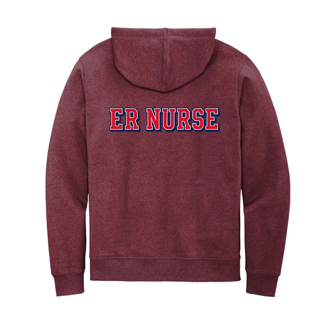 ER Nurse Full-Zip Hoodie — Lightweight Men’s ER Hoodie ER RN Hoodie