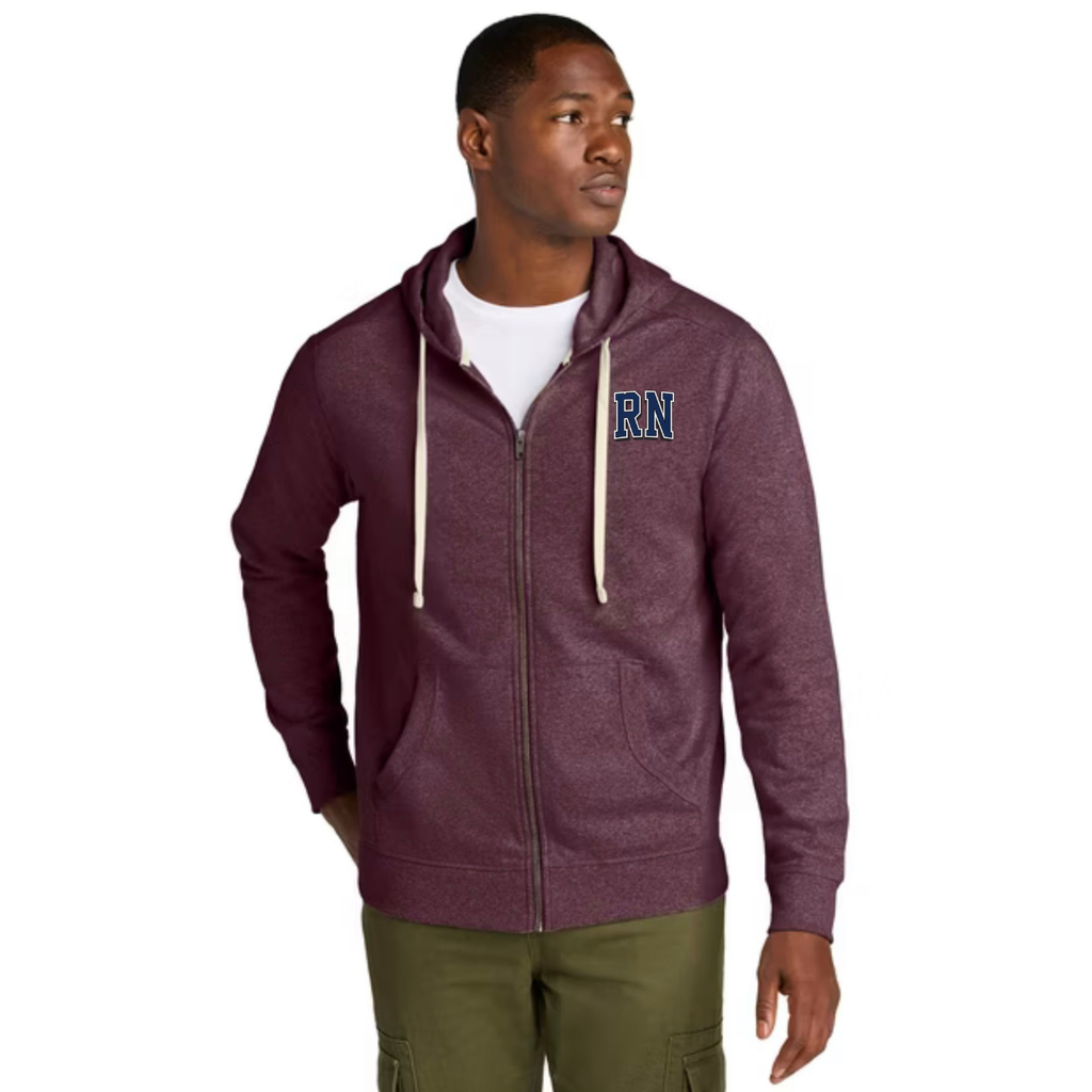 Trauma Team Nurse Fleece Hoodie Full-Zip — Lightweight Trauma RN Hoodie