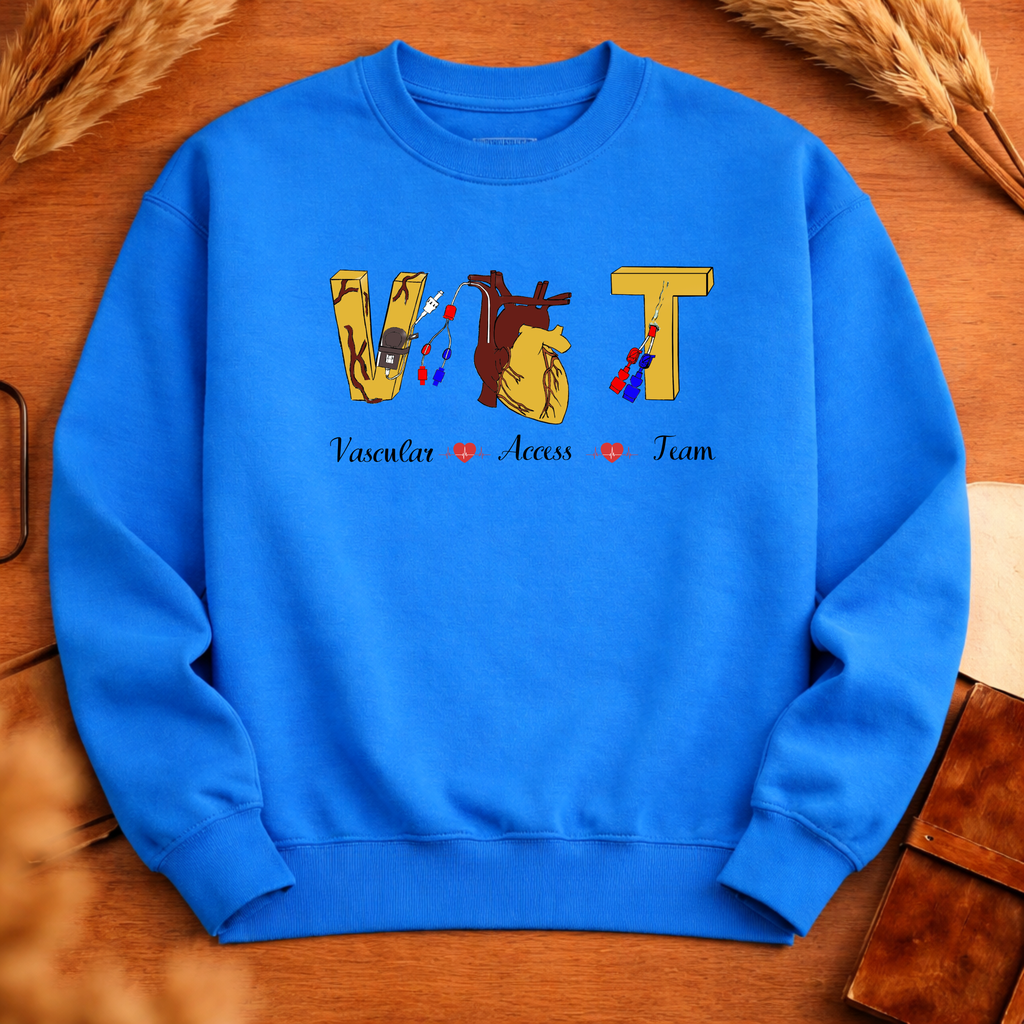 VAT IV NURSE/TEAM MERCH YELLOW HEART SWEATSHIRT