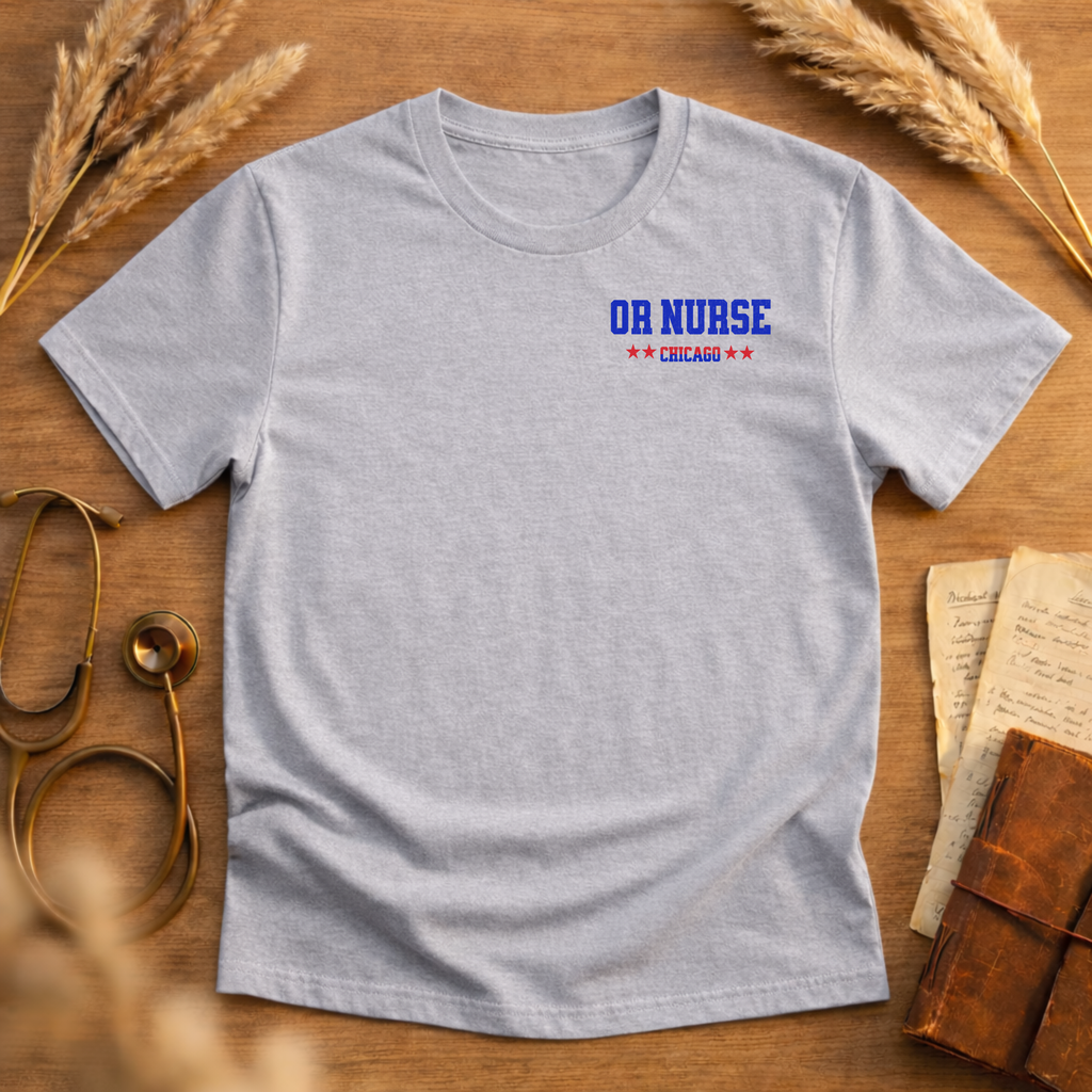 OR NURSE USA EAGLE GRAPHIC T-SHIRT