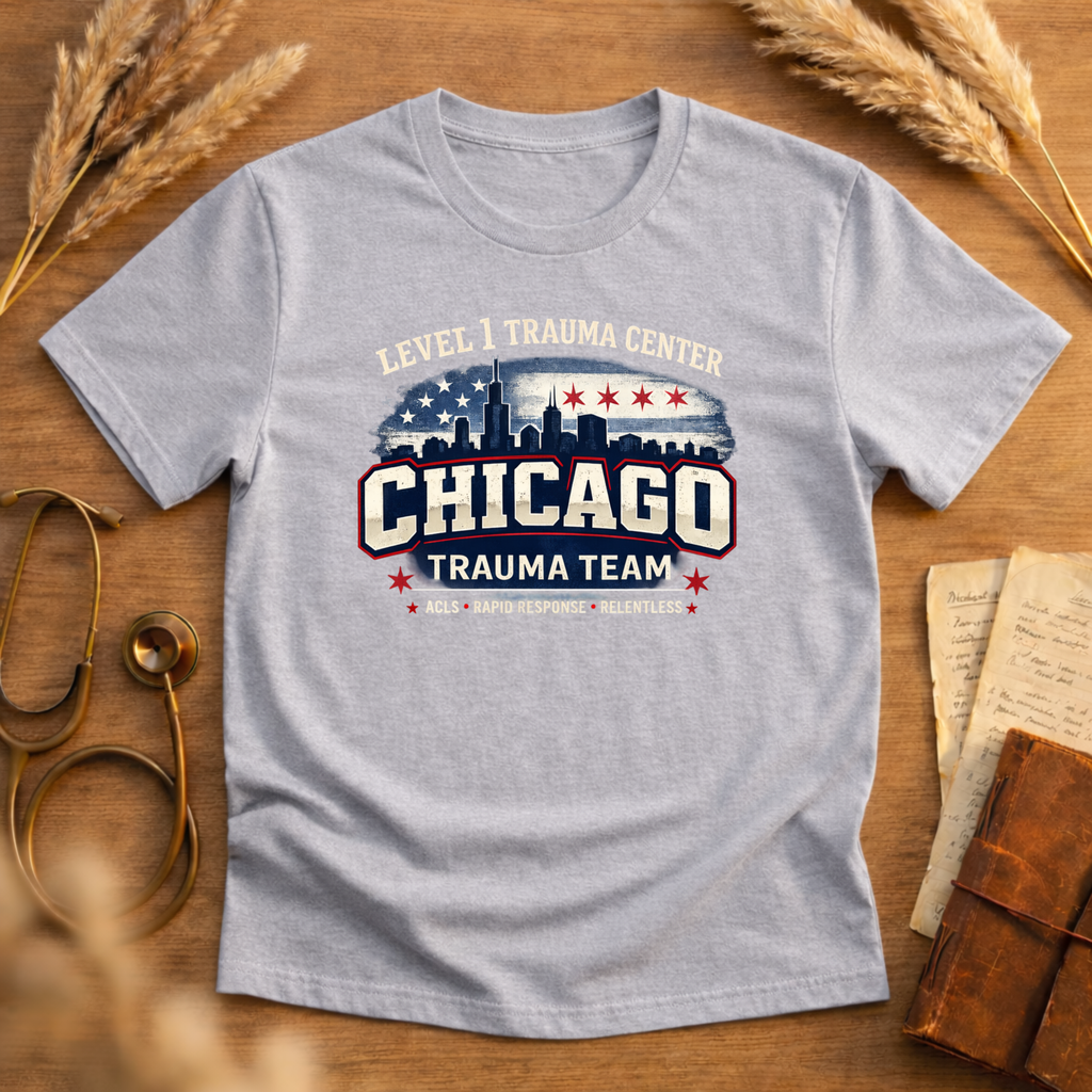 Trauma Team T-Shirt Chicago Adult Softstyle T-Shirt