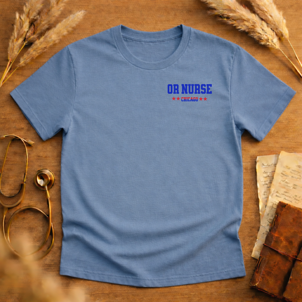OR NURSE USA EAGLE GRAPHIC T-SHIRT