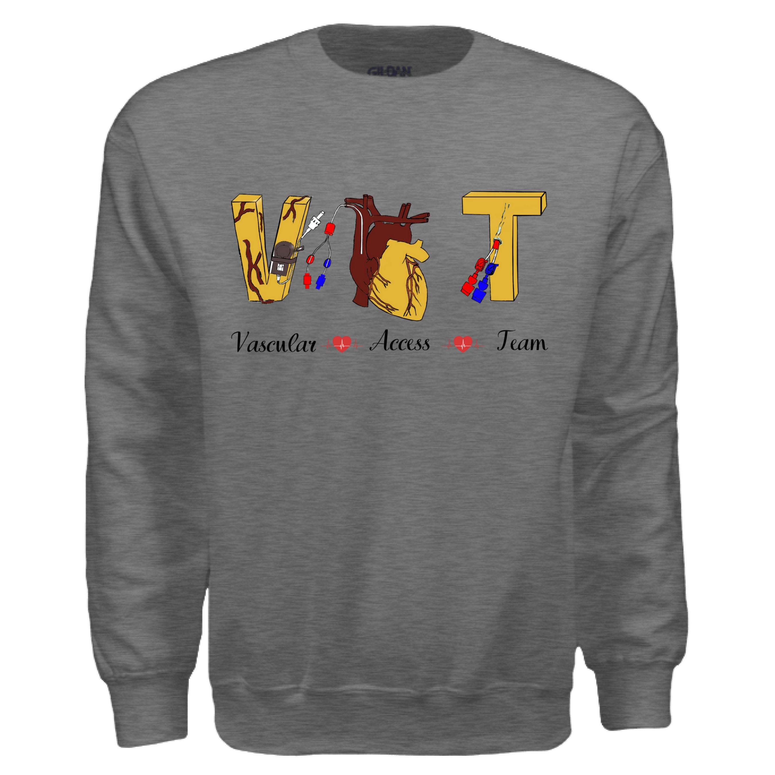 GRAPHITE HEATHER - FRONT